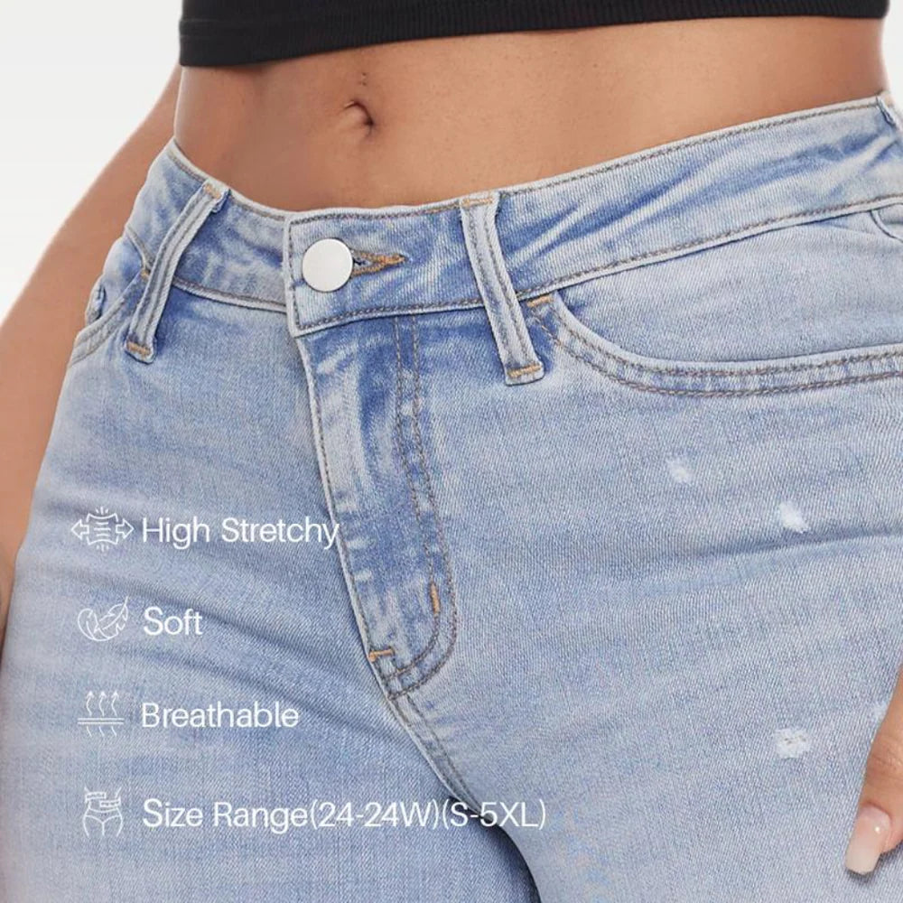 Stretch Baggy Jeans